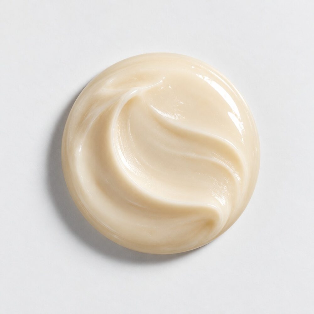 Texture avorio cremosa della Crema Viso Rassodante PNEI man